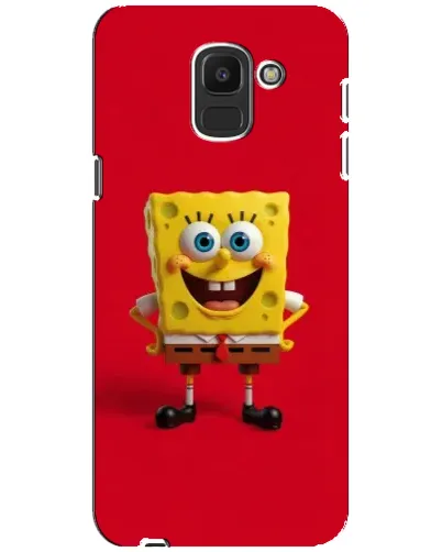 Чехол для Samsung Galaxy J6 2018 (J600F) с картинкой «Спанч Боб на красном» Чехол для Samsung Galaxy J6 2018 (J600F) с картинкой «Спанч Боб на красном»