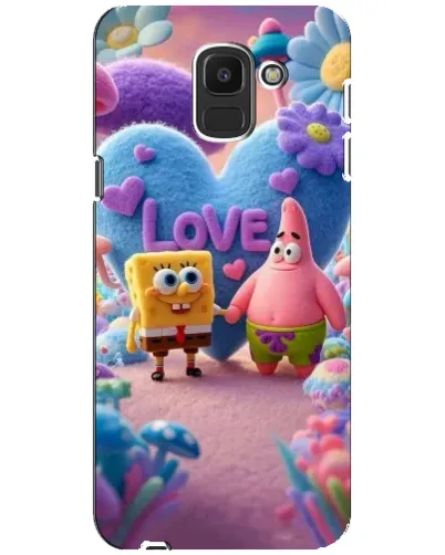 Чехол для Samsung Galaxy J6 2018 (J600F) с картинкой «Губка Боб Патрик» Чехол для Samsung Galaxy J6 2018 (J600F) с картинкой «Губка Боб Патрик»