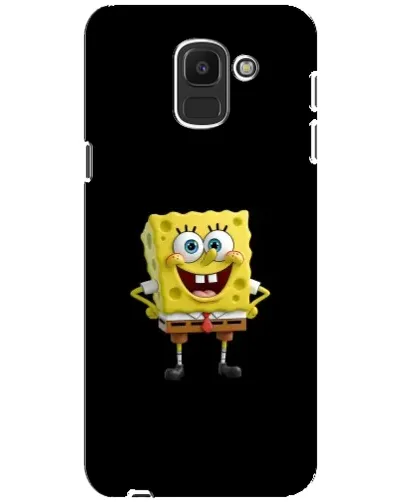 Чехол для Samsung Galaxy J6 2018 (J600F) с картинкой «Классический Губка Боб» Чехол для Samsung Galaxy J6 2018 (J600F) с картинкой «Классический Губка Боб»