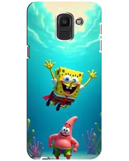 Чохол для Samsung Galaxy J6 2018 (J600F) з картинкою «Спанч Боб під водою» Чохол для Samsung Galaxy J6 2018 (J600F) з картинкою «Спанч Боб під водою»