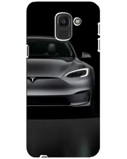 Чехол для Samsung Galaxy J6 2018 (J600F) с картинкой «Tesla Model S Look» Чехол для Samsung Galaxy J6 2018 (J600F) с картинкой «Tesla Model S Look»