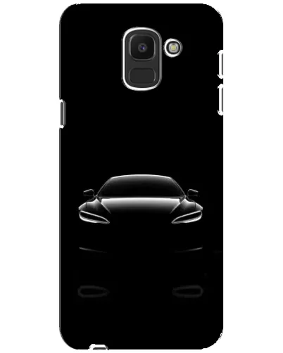 Чехол для Samsung Galaxy J6 2018 (J600F) с картинкой «Силуэт Tesla Night» Чехол для Samsung Galaxy J6 2018 (J600F) с картинкой «Силуэт Tesla Night»