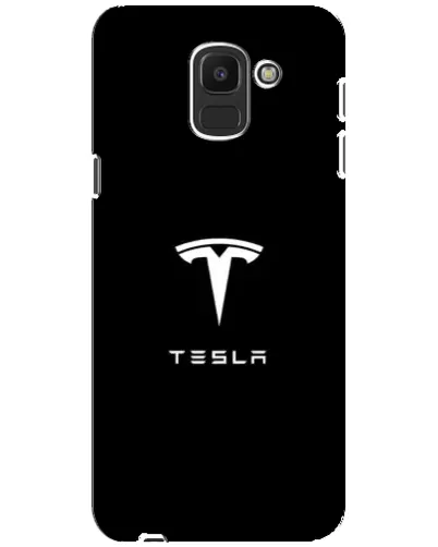 Чехол для Samsung Galaxy J6 2018 (J600F) с картинкой «Tesla White Logo» Чехол для Samsung Galaxy J6 2018 (J600F) с картинкой «Tesla White Logo»