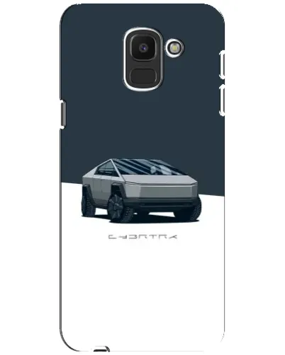 Чехол для Samsung Galaxy J6 2018 (J600F) с картинкой «Серебристый Cybertruck Tesla» Чехол для Samsung Galaxy J6 2018 (J600F) с картинкой «Серебристый Cybertruck Tesla»