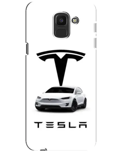 Чехол для Samsung Galaxy J6 2018 (J600F) с картинкой «Tesla White Style» Чехол для Samsung Galaxy J6 2018 (J600F) с картинкой «Tesla White Style»