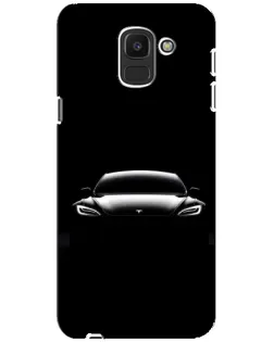Чехол для Samsung Galaxy J6 2018 (J600F) с картинкой «Фары Tesla Night» Чехол для Samsung Galaxy J6 2018 (J600F) с картинкой «Фары Tesla Night»