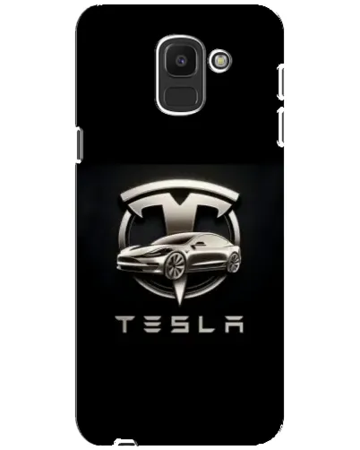 Чехол для Samsung Galaxy J6 2018 (J600F) с картинкой «Tesla — серебристое авто» Чехол для Samsung Galaxy J6 2018 (J600F) с картинкой «Tesla — серебристое авто»