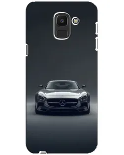 Чохол для Samsung Galaxy J6 2018 (J600F) з картинкою «Mercedes на чорному» Чохол для Samsung Galaxy J6 2018 (J600F) з картинкою «Mercedes на чорному»
