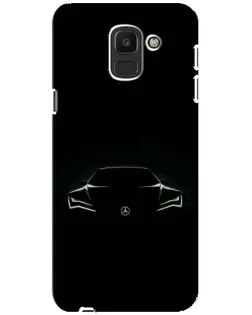 Чохол для Samsung Galaxy J6 2018 (J600F) з картинкою «Mercedes — силует авто» Чохол для Samsung Galaxy J6 2018 (J600F) з картинкою «Mercedes — силует авто»