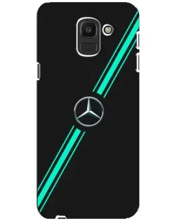 Чохол для Samsung Galaxy J6 2018 (J600F) з картинкою «Спортивні лінії Mercedes» Чохол для Samsung Galaxy J6 2018 (J600F) з картинкою «Спортивні лінії Mercedes»