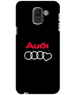 Чехол для Samsung Galaxy J6 2018 (J600F) с картинкой «Логотип Audi Heart» Чехол для Samsung Galaxy J6 2018 (J600F) с картинкой «Логотип Audi Heart»