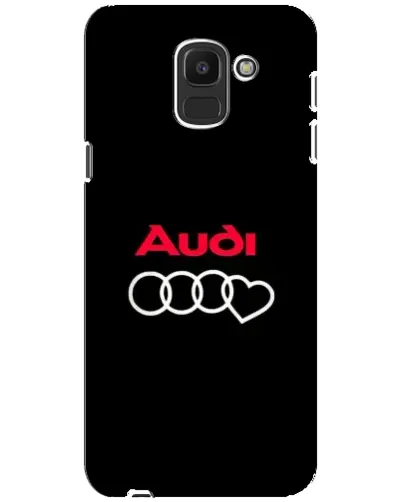 Чехол для Samsung Galaxy J6 2018 (J600F) с картинкой «Логотип Audi Heart»