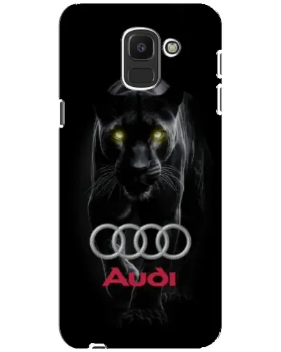 Чехол для Samsung Galaxy J6 2018 (J600F) с картинкой «Пантера и Audi»