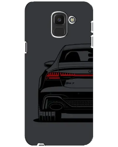 Чехол для Samsung Galaxy J6 2018 (J600F) с картинкой «Задняя часть Audi — арт»