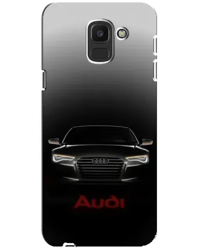 Чехол для Samsung Galaxy J6 2018 (J600F) с картинкой «Audi — градиентный контур»