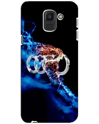 Чехол для Samsung Galaxy J6 2018 (J600F) с картинкой «Энергия лого Audi»