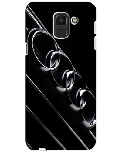 Чехол для Samsung Galaxy J6 2018 (J600F) с картинкой «Audi — абстрактные кольца»