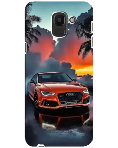 Чехол для Samsung Galaxy J6 2018 (J600F) с картинкой «Audi — закат»