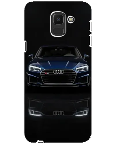 Чехол для Samsung Galaxy J6 2018 (J600F) с картинкой «Audi — ночное отражение»