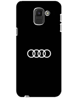 Чохол для Samsung Galaxy J6 2018 (J600F) з картинкою «Audi White Logo» Чохол для Samsung Galaxy J6 2018 (J600F) з картинкою «Audi White Logo»