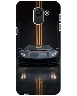 Чехол для Samsung Galaxy J6 2018 (J600F) с картинкой «Lamborghini золотые линии» Чехол для Samsung Galaxy J6 2018 (J600F) с картинкой «Lamborghini золотые линии»