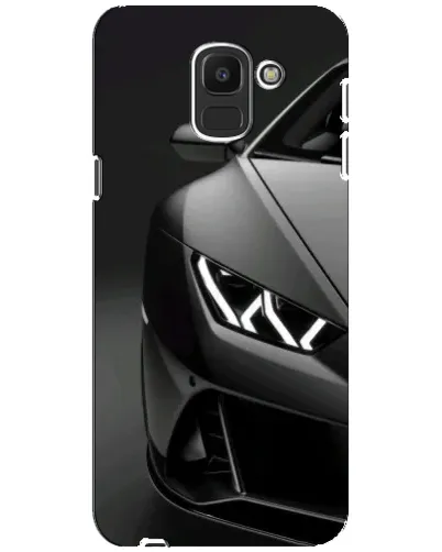 Чехол для Samsung Galaxy J6 2018 (J600F) с картинкой «Lamborghini фары детализация»