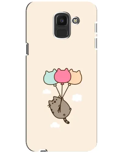 Чехол для Samsung Galaxy J6 2018 (J600F) с картинкой «Пушин на шариках»