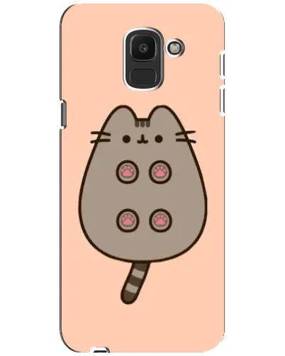 Чехол для Samsung Galaxy J6 2018 (J600F) с картинкой «Пушин пузиком кверху»