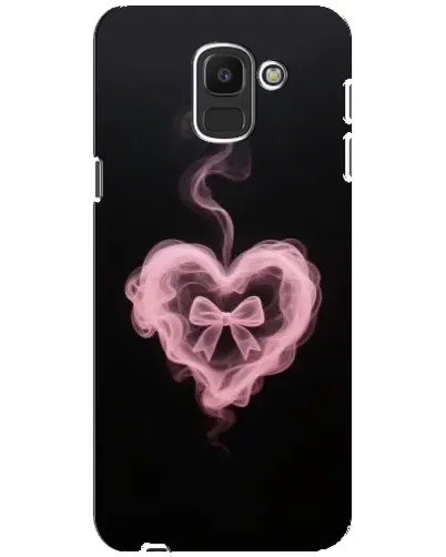 Чехол для Samsung Galaxy J6 2018 (J600F) с картинкой «Дымчатое сердце»