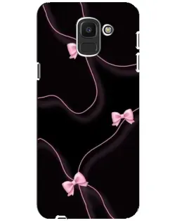 Чехол для Samsung Galaxy J6 2018 (J600F) с картинкой «Розовые ленты»