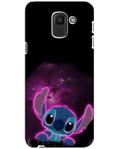 Чехол для Samsung Galaxy J6 2018 (J600F) с картинкой «Неоновый Stitch»