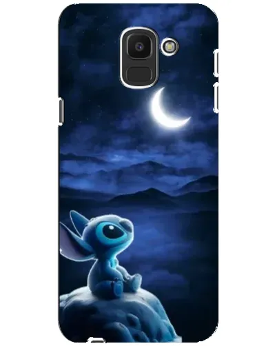 Чехол для Samsung Galaxy J6 2018 (J600F) с картинкой «Лунная ночь Стича»
