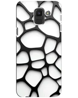 Чохол для Samsung Galaxy J6 2018 (J600F) з картинкою «Біла об'ємна сітка» Чохол для Samsung Galaxy J6 2018 (J600F) з картинкою «Біла об'ємна сітка»