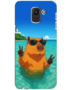 Чохол для Samsung Galaxy J6 2018 (J600F) з картинкою «Морська капібара» Чохол для Samsung Galaxy J6 2018 (J600F) з картинкою «Морська капібара»