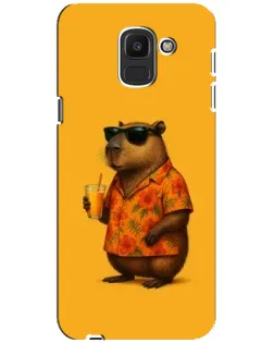 Чохол для Samsung Galaxy J6 2018 (J600F) з картинкою «Капібара на відпочинку» Чохол для Samsung Galaxy J6 2018 (J600F) з картинкою «Капібара на відпочинку»
