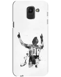 Чохол для Samsung Galaxy J6 2018 (J600F) з картинкою «Чорно-білий силует Мессі» Чохол для Samsung Galaxy J6 2018 (J600F) з картинкою «Чорно-білий силует Мессі»