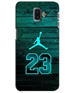 Чехол для Samsung Galaxy J6 Plus 2018 (J610) с картинкой «Jordan Cyan 23»