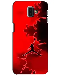 Чехол для Samsung Galaxy J6 Plus 2018 (J610) с картинкой «Jordan Red Smoke»