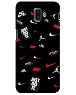 Чехол для Samsung Galaxy J6 Plus 2018 (J610) с картинкой «Nike Mix Pattern»