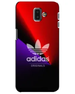 Чехол для Samsung Galaxy J6 Plus 2018 (J610) с картинкой «Adidas Red Neon»