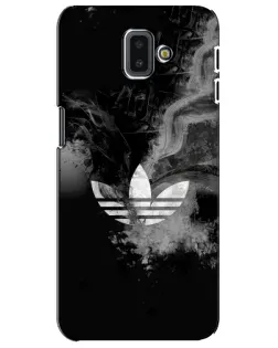 Чехол для Samsung Galaxy J6 Plus 2018 (J610) с картинкой «Абстрактный дым Adidas»