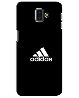 Чехол для Samsung Galaxy J6 Plus 2018 (J610) с картинкой «Черная классика Adidas»