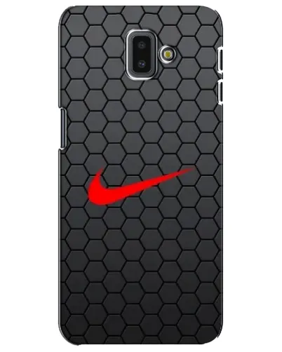 Чехол для Samsung Galaxy J6 Plus 2018 (J610) с картинкой «Nike — карбоновая сетка» Чехол для Samsung Galaxy J6 Plus 2018 (J610) с картинкой «Nike — карбоновая сетка»