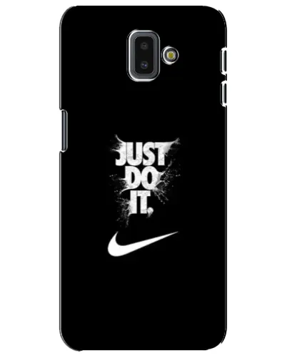 Чехол для Samsung Galaxy J6 Plus 2018 (J610) с картинкой «Текстовый принт Nike» Чехол для Samsung Galaxy J6 Plus 2018 (J610) с картинкой «Текстовый принт Nike»