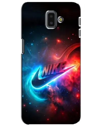 Чехол для Samsung Galaxy J6 Plus 2018 (J610) с картинкой «Огненный логотип Nike» Чехол для Samsung Galaxy J6 Plus 2018 (J610) с картинкой «Огненный логотип Nike»