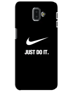 Чехол для Samsung Galaxy J6 Plus 2018 (J610) с картинкой «Классический принт Nike»