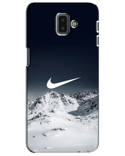 Чехол для Samsung Galaxy J6 Plus 2018 (J610) с картинкой «Nike — зимние горы» Чехол для Samsung Galaxy J6 Plus 2018 (J610) с картинкой «Nike — зимние горы»