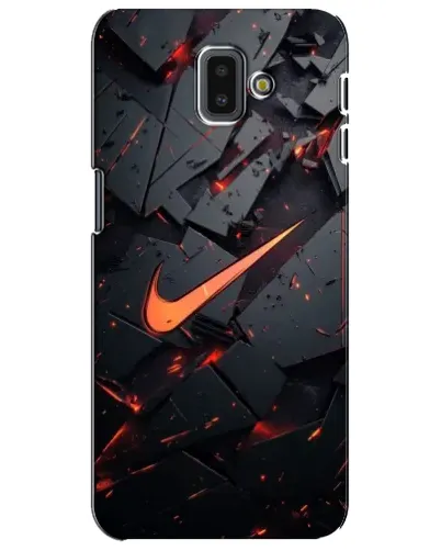Чехол для Samsung Galaxy J6 Plus 2018 (J610) с картинкой «Nike — эффект разломов» Чехол для Samsung Galaxy J6 Plus 2018 (J610) с картинкой «Nike — эффект разломов»