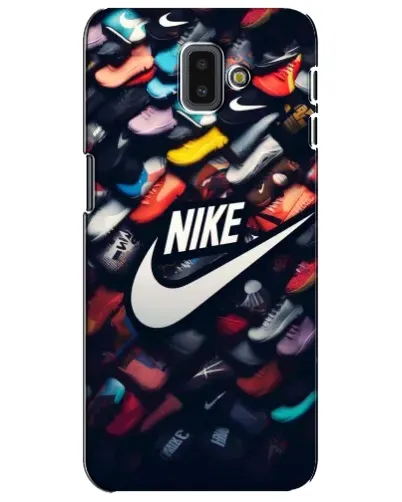 Чехол для Samsung Galaxy J6 Plus 2018 (J610) с картинкой «Коллекция кроссовок Nike» Чехол для Samsung Galaxy J6 Plus 2018 (J610) с картинкой «Коллекция кроссовок Nike»