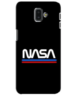 Чохол для Samsung Galaxy J6 Plus 2018 (J610) з картинкою «NASA — класика Red Blue» Чохол для Samsung Galaxy J6 Plus 2018 (J610) з картинкою «NASA — класика Red Blue»